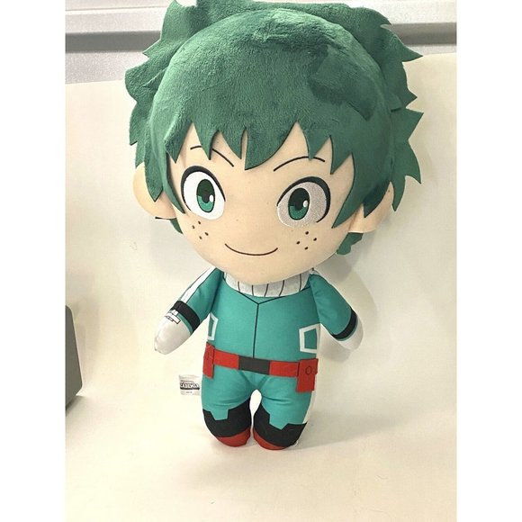 My Hero Academia big Eyes Green 15” IZUKU MIDORIYA DEKU PLUSH FIGURE - Picture 1 of 7